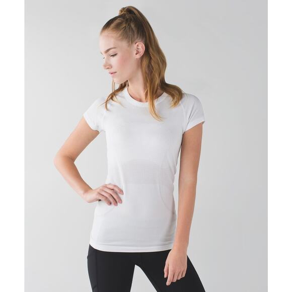 lululemon athletica Tops - Lululemon Swiftly Tech Short Sleeve Run Top White 6